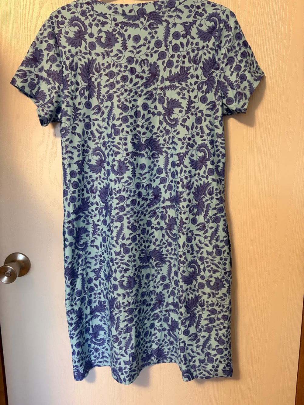 Smith & Quinn Blue Floral Short Sleeve Women’s Dress Size Small - Picture 6 of 7